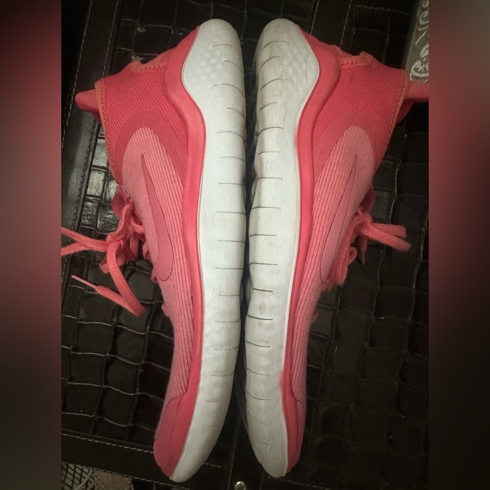 Nike Free RN Running Coral Pink Running Shoe AH5208-800 Women’s Sneaker Size 8.5 - Picture 4 of 7